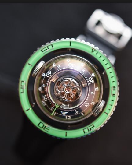 MB&F HM7 AQUAPOD TI GREEN 70.TGL.B HOROLOGICAL MACHINE N.7 Replica Watch